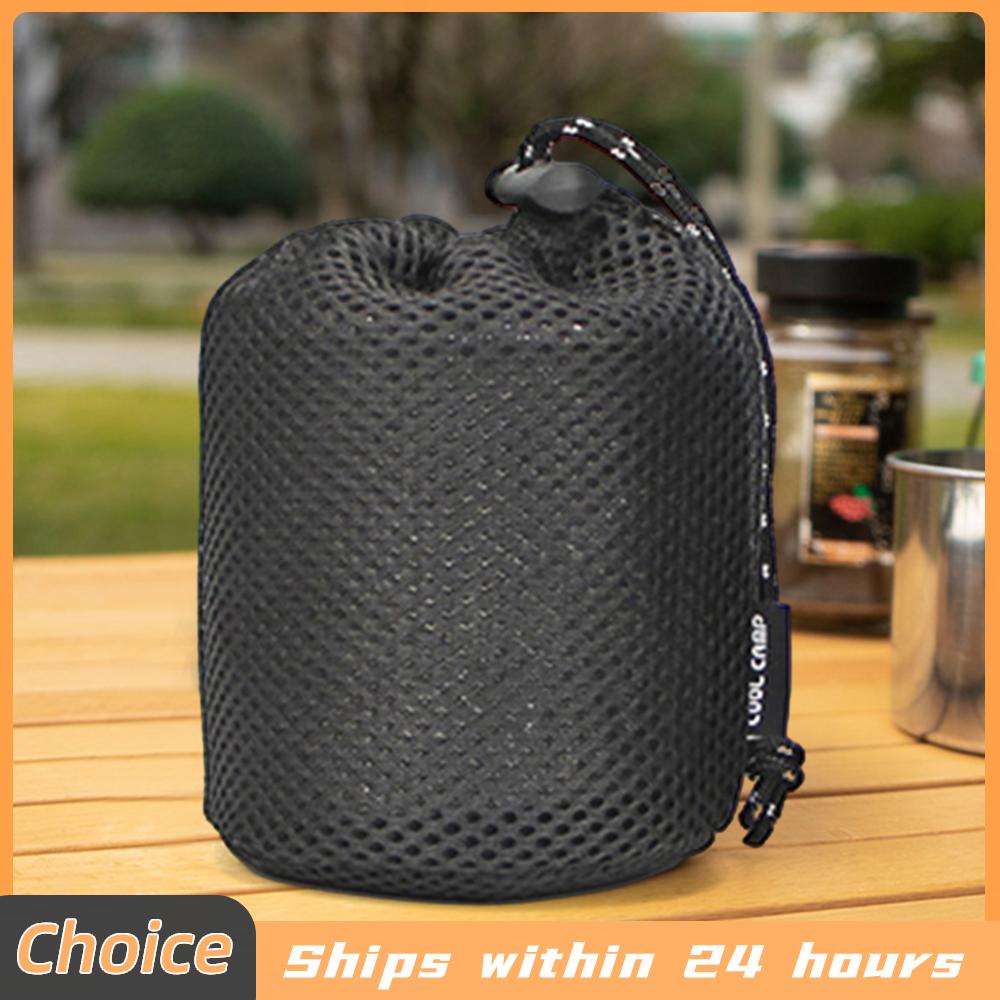 Camping Cooking Pot Set - Outdoor-Set Topfaufbewahrungstasche Camping-Kocher Kochkopf Stoßfeste Verdickung