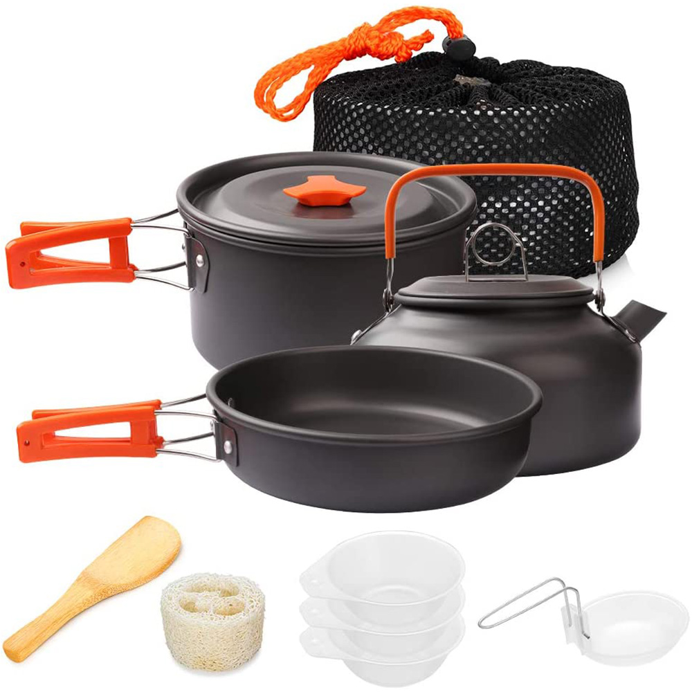 Camping Cooking Tin - 1 stücke/1 satz Camping Kochgeschirr Kit