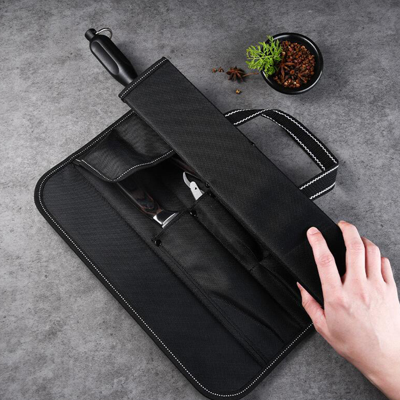 Camping Cooking Roll - Mehrfach-Taschen Oxford-Stoff Messerrolltasche für Professionelle Köche