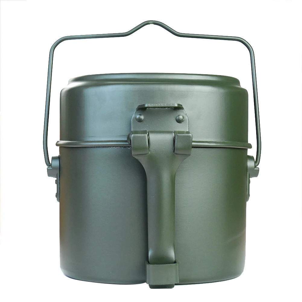 Camping Cooking Pot Set - Tragbares Legierungs-Topf- und Schüssel-Set, Leichtgewichtiges Langlebiges
