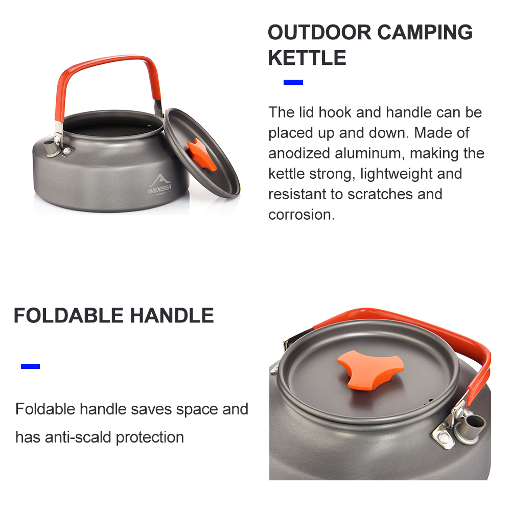 Widesea 1,1 L 2L 1,5 L Camping – Camping Cooking Pot Set Bewertung und Preis