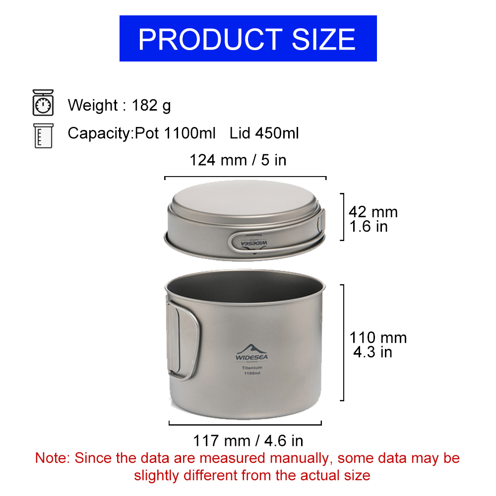 Widesea Ultraleichter Titan-Ca – Camping Cooking Pot Set Bewertung und Preis