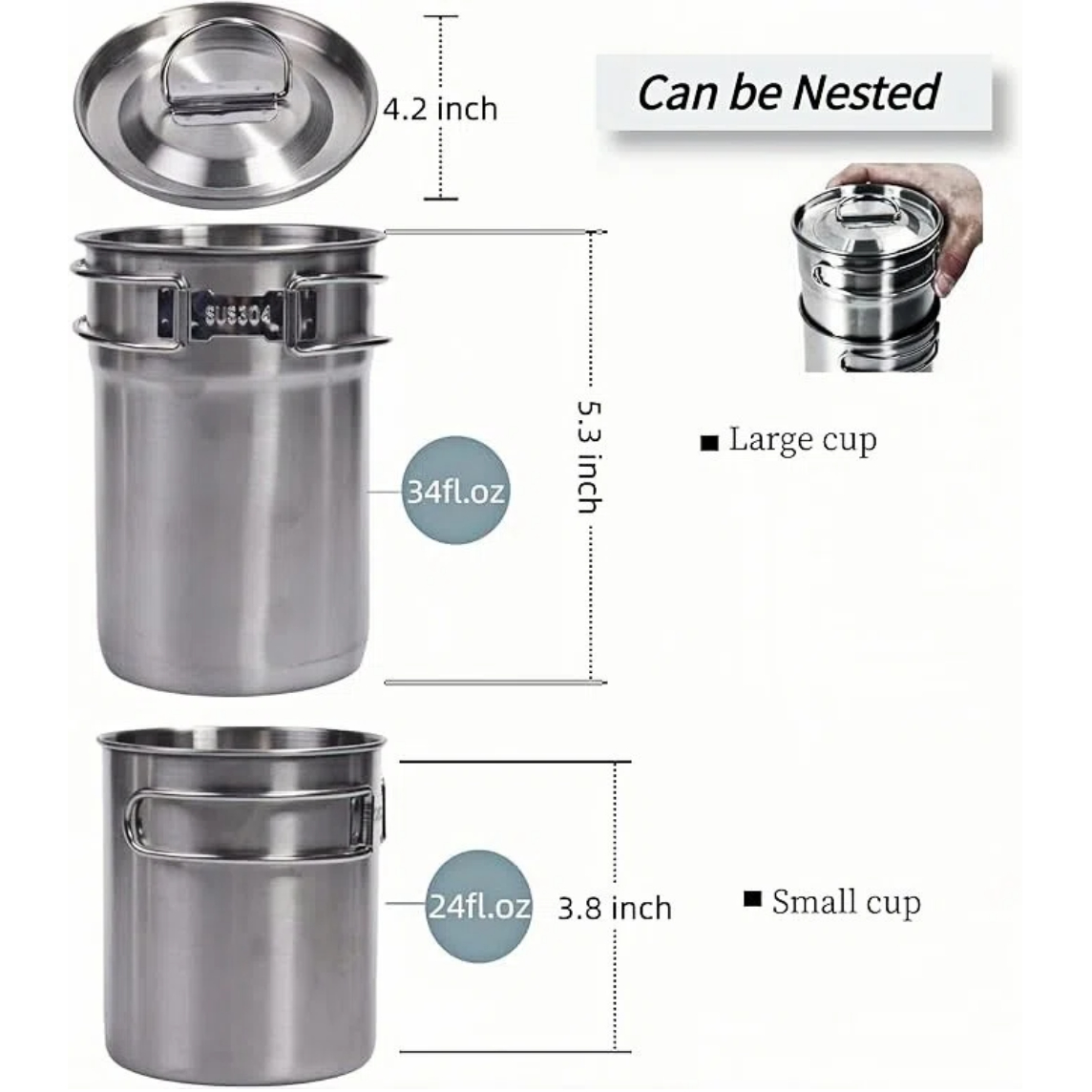 Faltbare Campingbecher, Campin – Camping Cooking Pot Set Bewertung und Preis