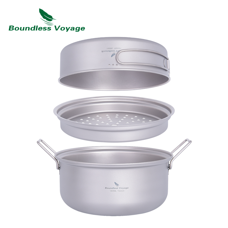 Boundless Voyage Titan-Dampfga – Camping Cooking Pot Set Bewertung und Preis