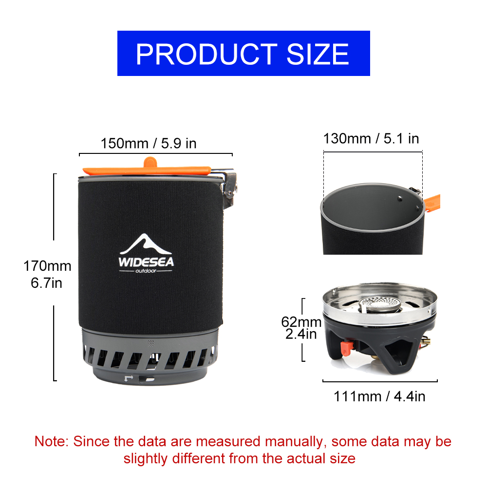 Widesea Camping-Kochsystem mit – Camping Cooking Pot Bewertung und Preis