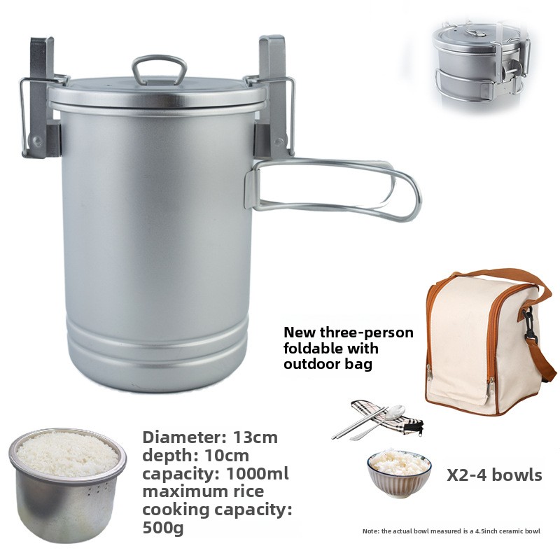 Multifunktionaler Camping-Reis – Camping Cooking Pot Bewertung und Preis