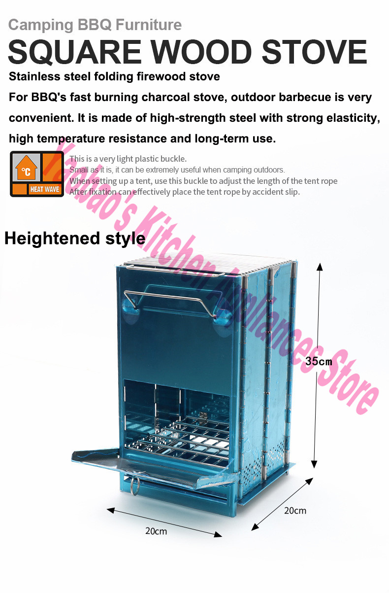 Holzofen für Outdoor-Camping,  – Camping Outdoor Cooking Equipment Bewertung und Preis