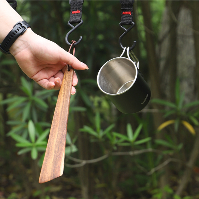 Holz Spatel Tragbare Turner Ak – Camping Cooking Roll Bewertung und Preis