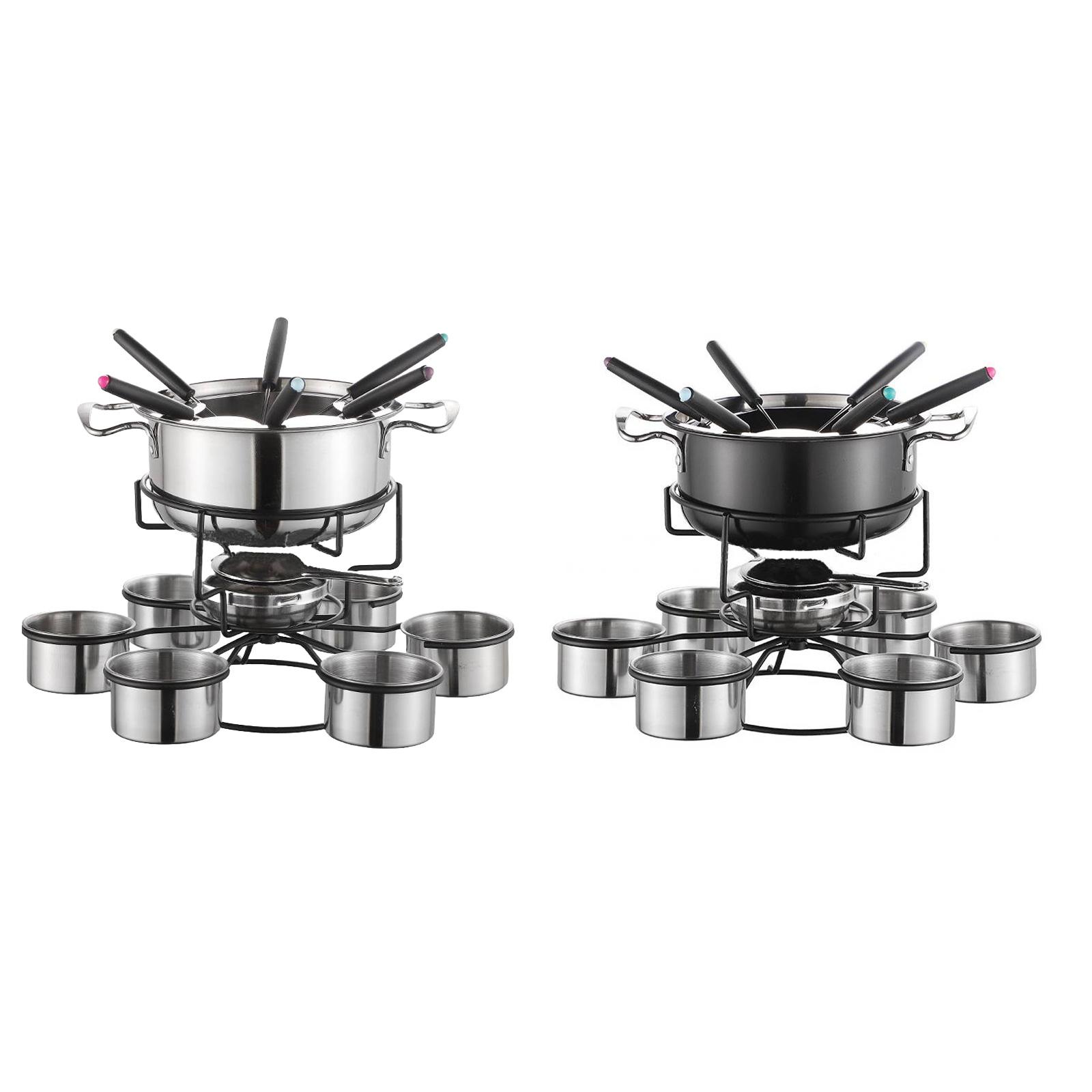 Fondue-Topf-Set, Kochherd, ver – Camping Cooking Pot Set Bewertung und Preis