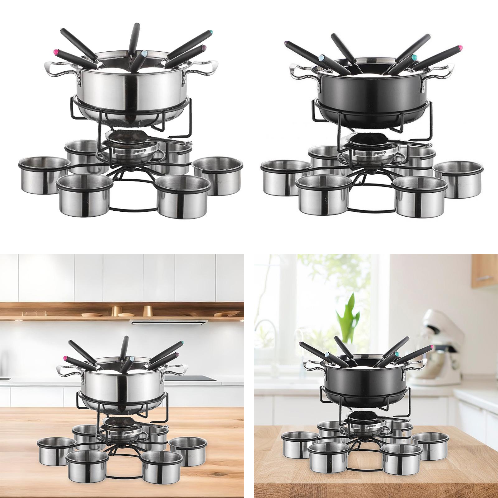 Fondue-Topf-Set, Kochherd, ver – Camping Cooking Pot Set Bewertung und Preis
