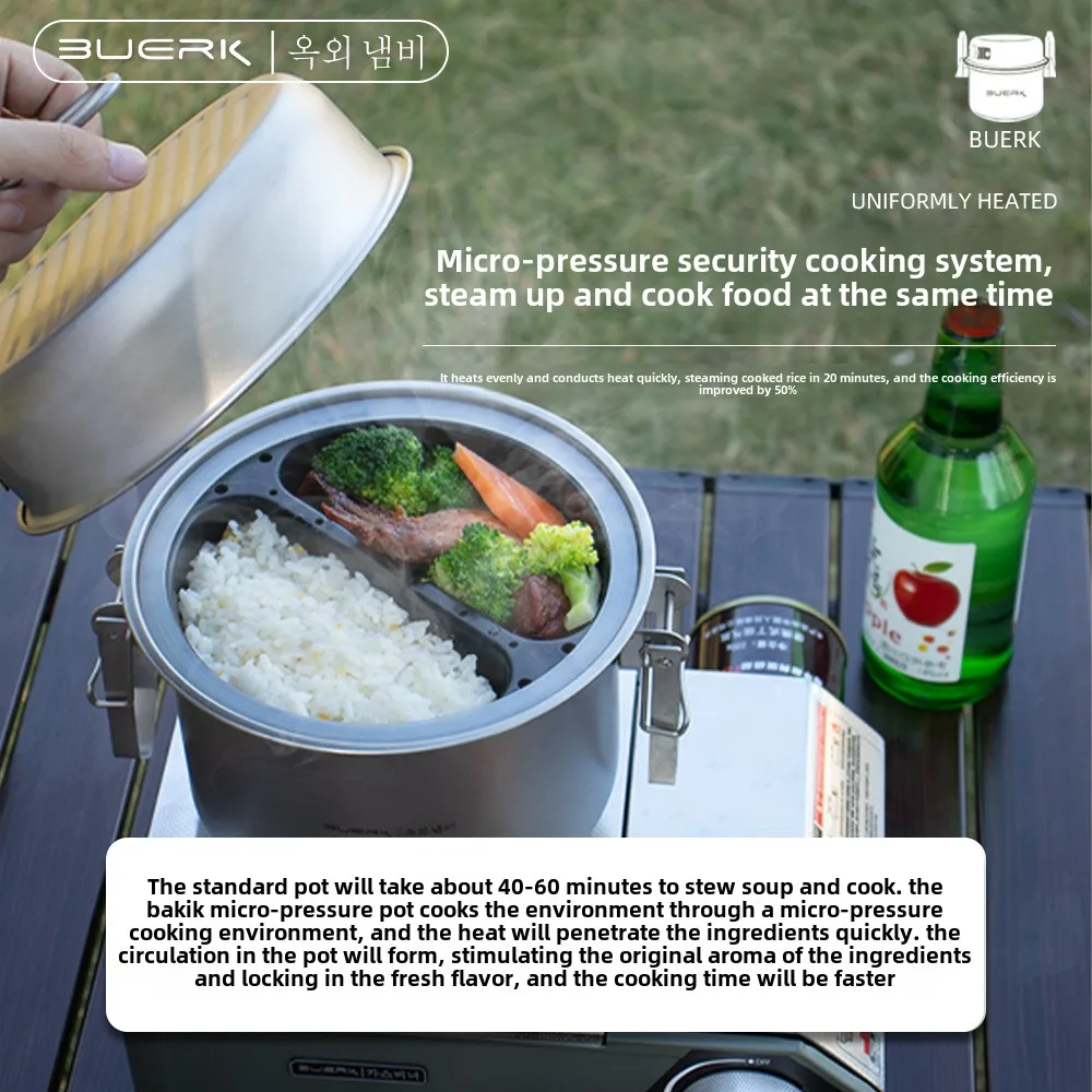 Multifunktionaler Dampf- und B – Camping Cooking Pot Bewertung und Preis