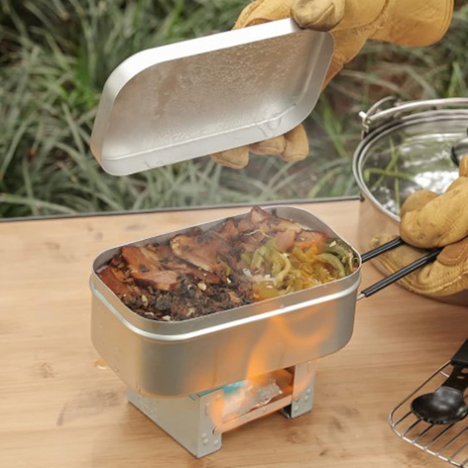Faltbarer Bento-Box-Griff, Lun – Camping Cooking Pot Bewertung und Preis