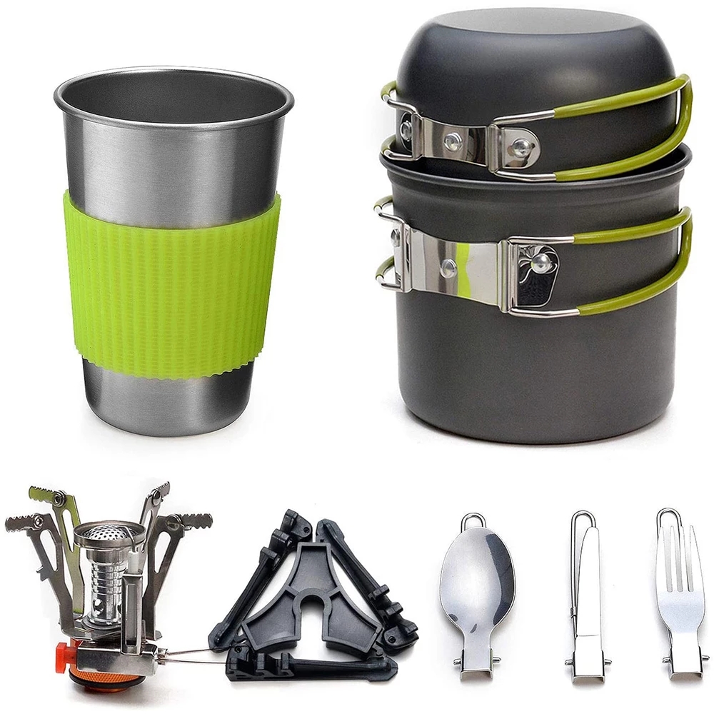 Camping-Kochgeschirr-Set mit H – Camping Cooking Roll Bewertung und Preis