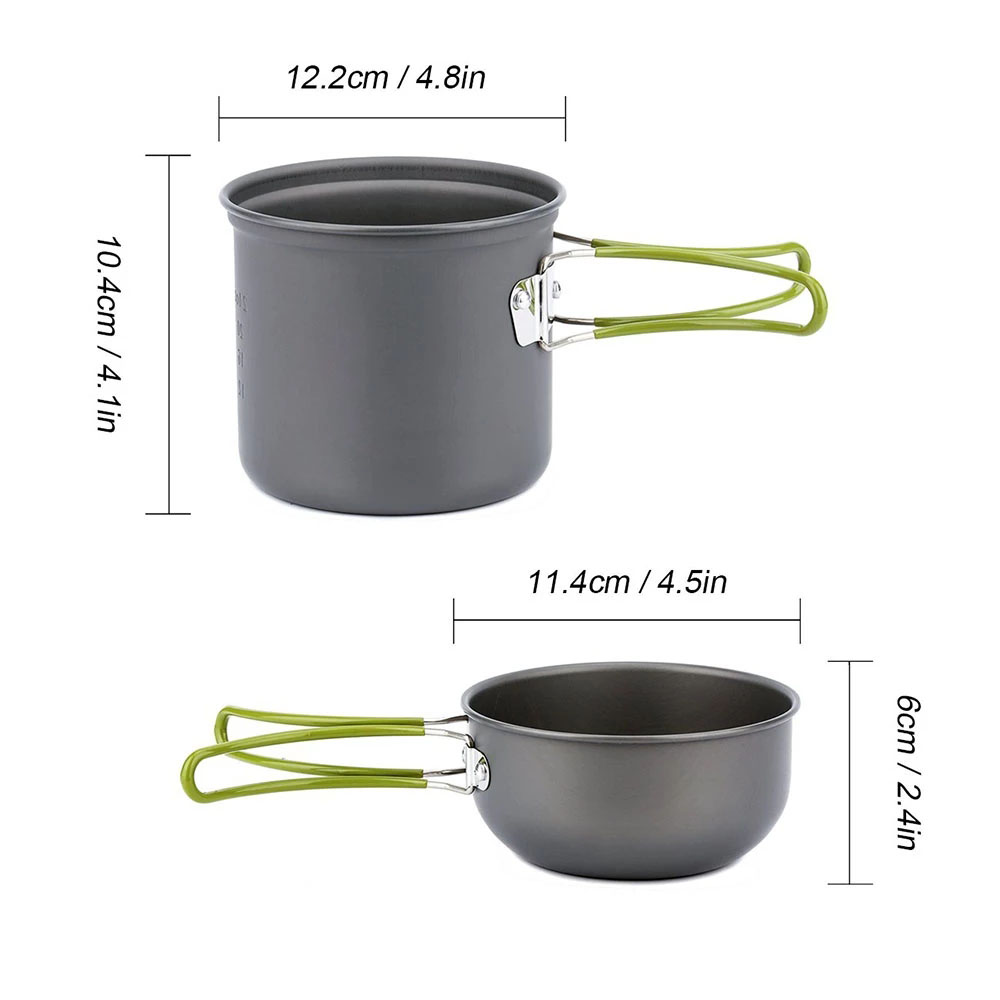 Camping-Kochgeschirr-Set mit H – Camping Cooking Roll Bewertung und Preis